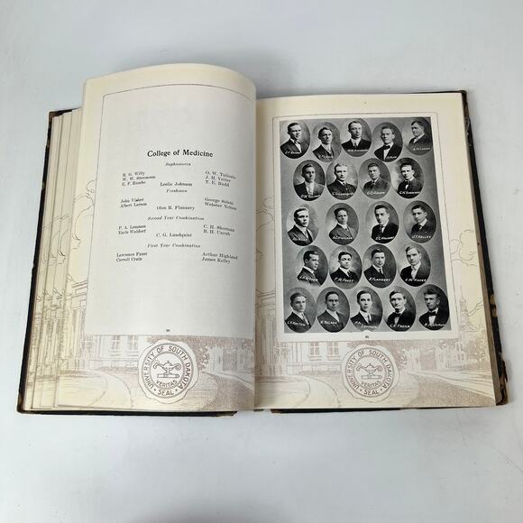 1915 University South Dakota Coyote Yearbook Alumni Ancestry Genealogy Antique - Picture 7 of 16